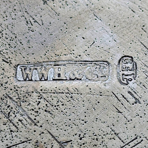 英國古董鍍銀餅乾桶 WWHarrison & Co